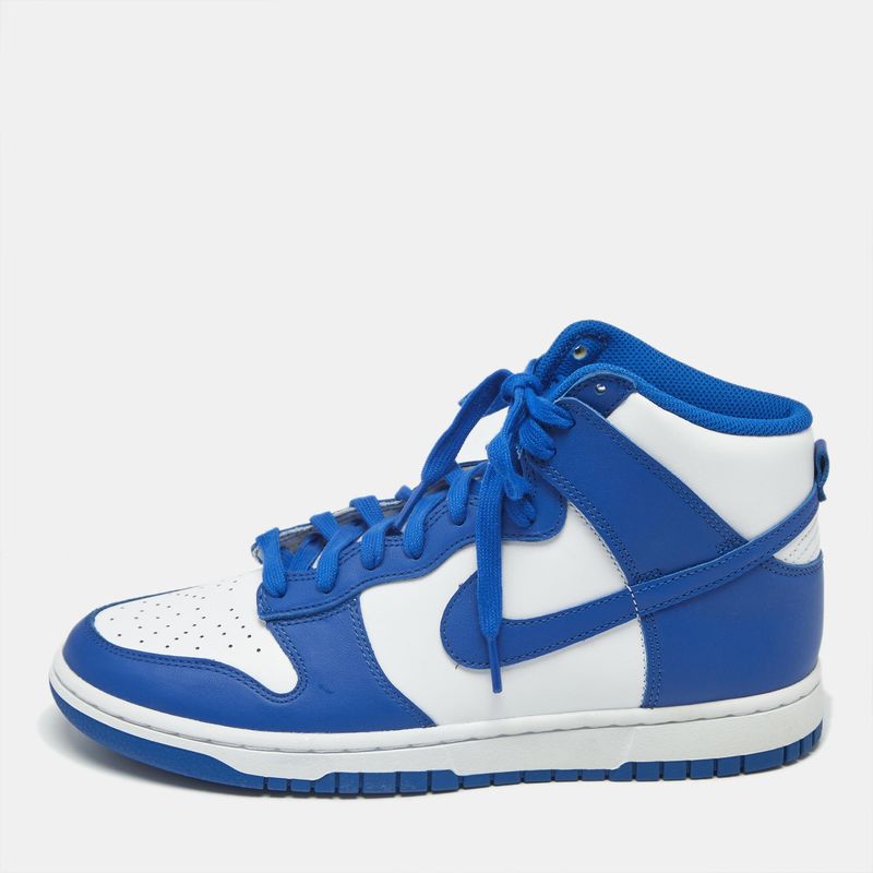 Nike Dunk Game Royal Size 43 Blue/White Leather High Top Sneakers